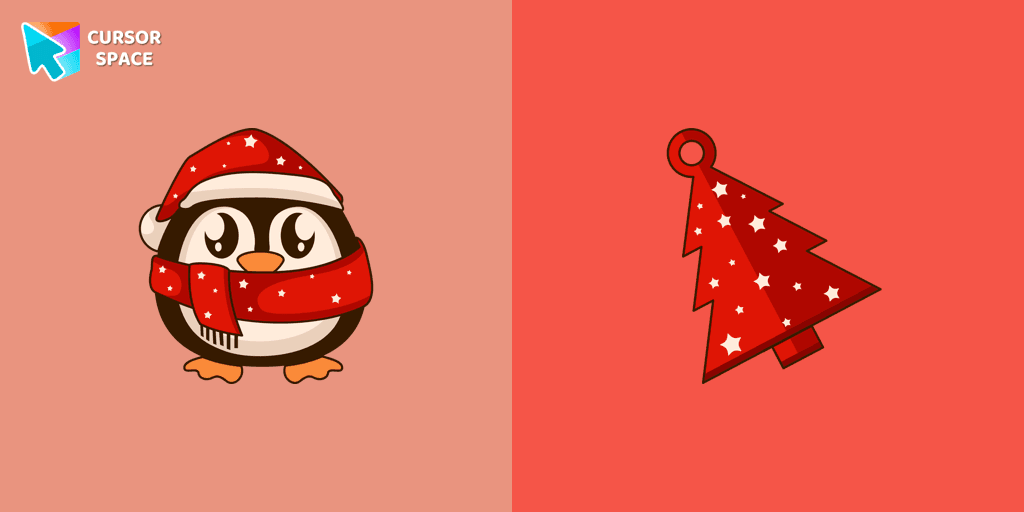 Christmas Penguin cursor