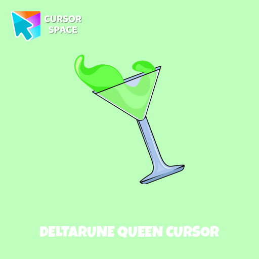 Deltarune Queen cursor pointer cursor