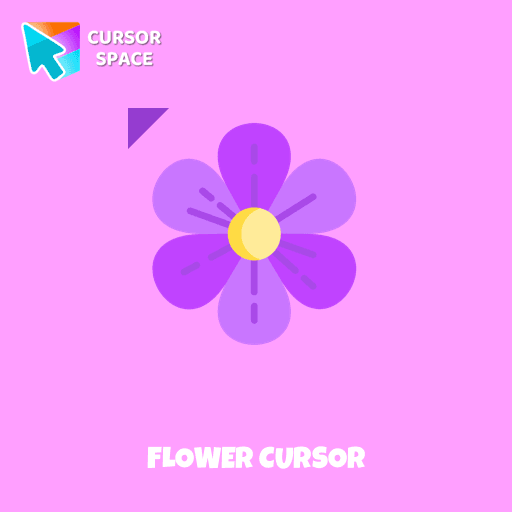Flower cursor arrow cursor