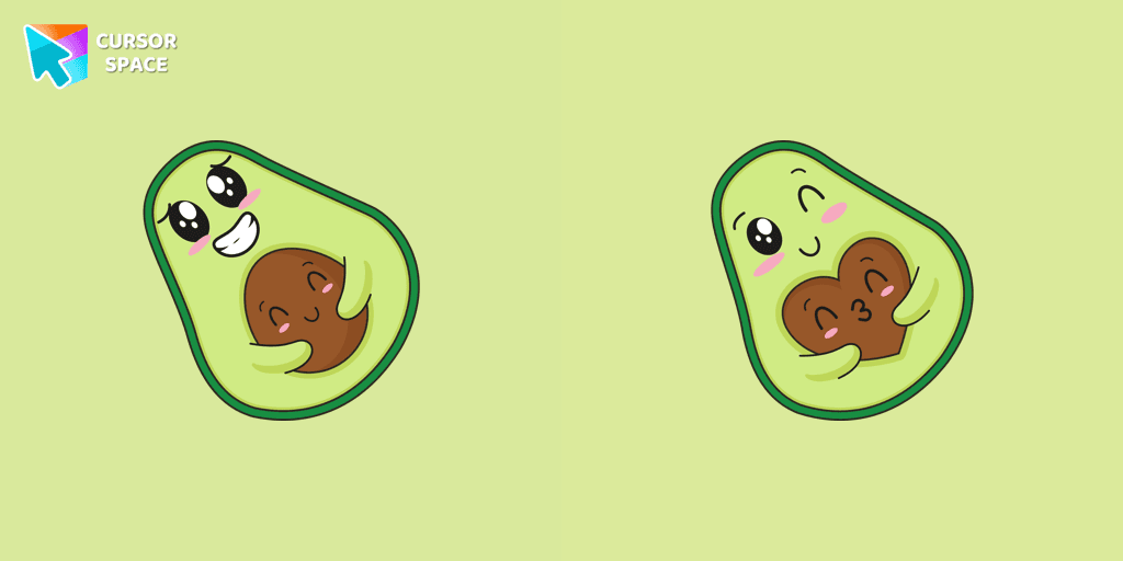 Kawaii Avocado cursor