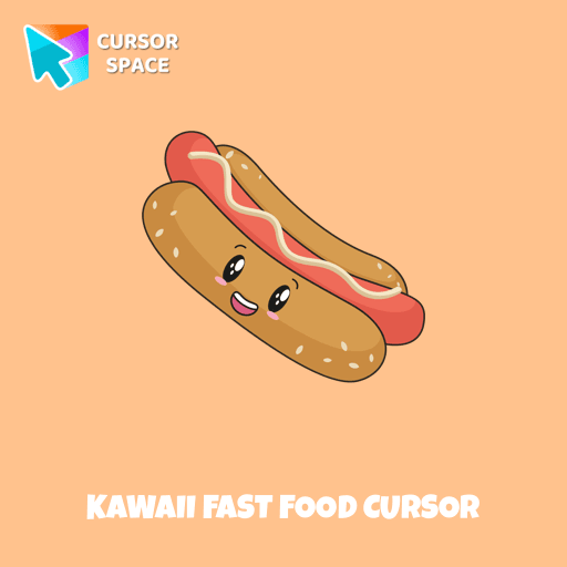 Kawaii Fast Food cursor arrow cursor