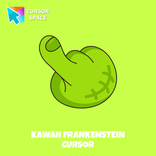 Kawaii Frankenstein cursor pointer cursor