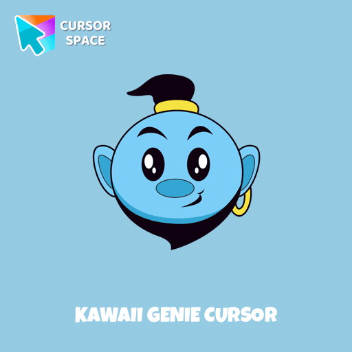 Kawaii Genie cursor arrow cursor