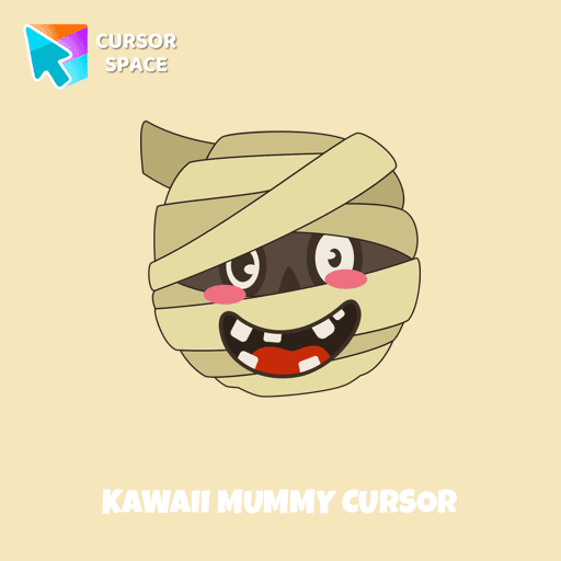 Kawaii Mummy cursor arrow cursor