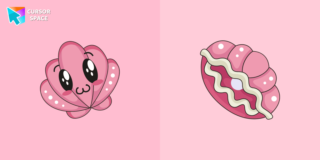 Kawaii Seashell cursor