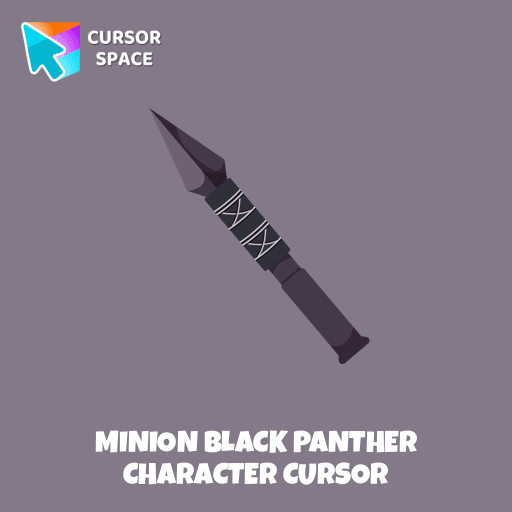 Minion Black Panther Character cursor pointer cursor