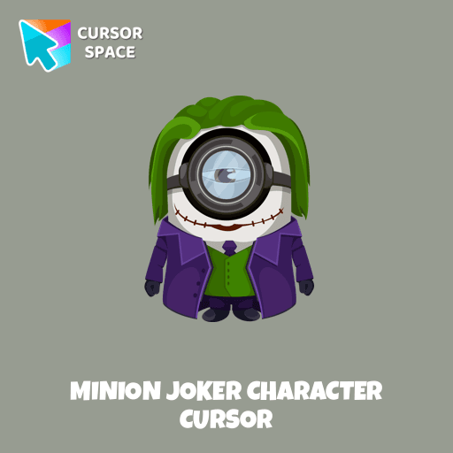 Minion Joker Character cursor arrow cursor