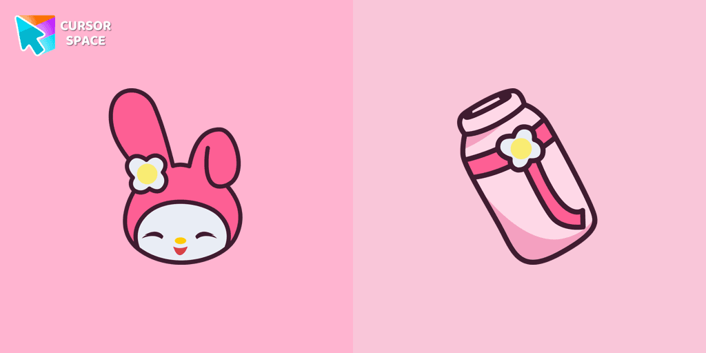 My Melody cursor cursor pack