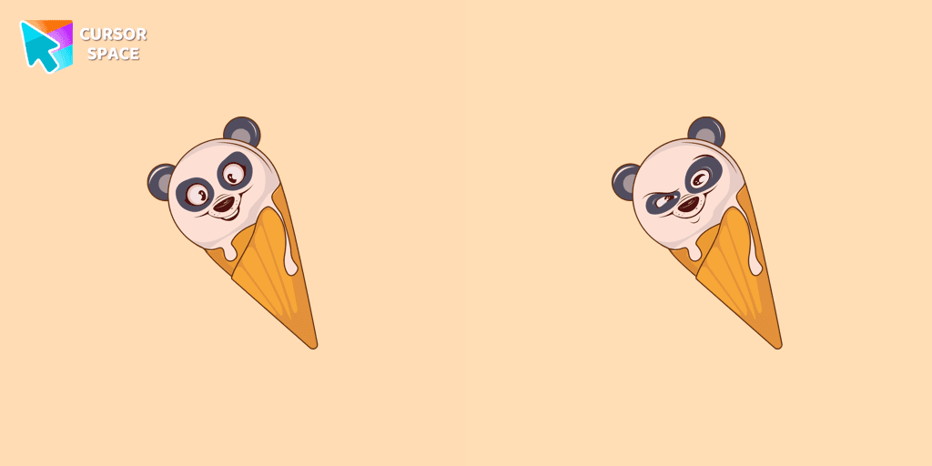 Panda Ice Cream cursor