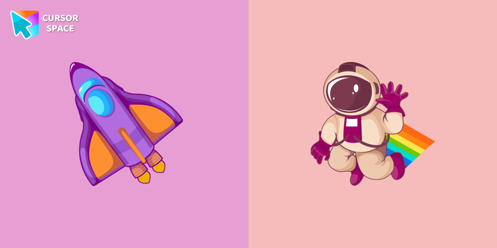 Funny Astronaut cursor