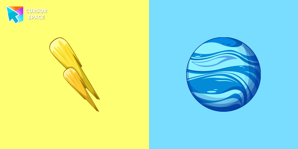 Neptune Planet cursor