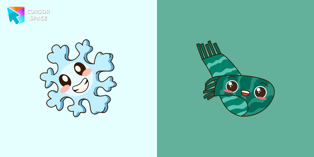 Snowflake and Scarf cursor